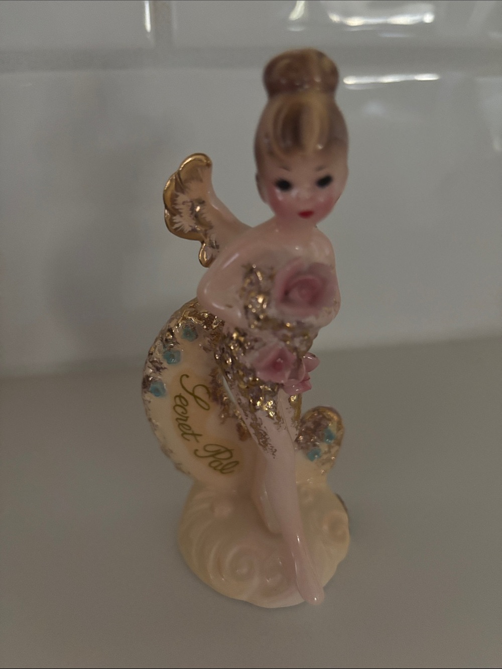 Vintage Josef original “Secret Pal” fairy pixie figurine